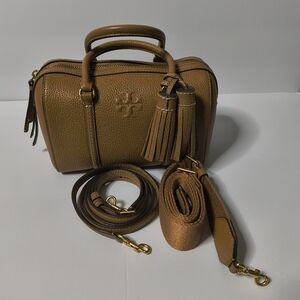 Tory Burch Mini Thea Satchel Tiramisu